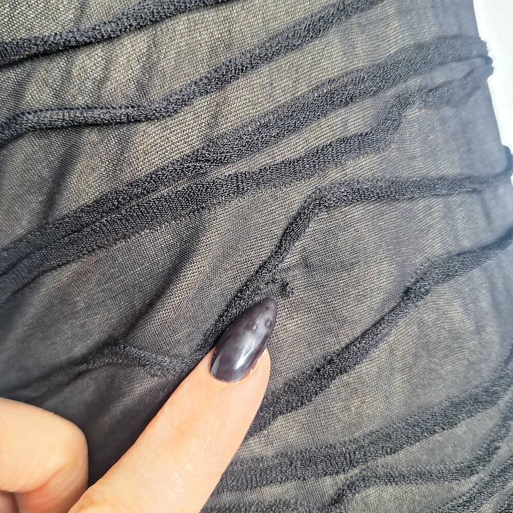 VTG 90s Y2K Bebe Moda Tank Slip Dress Maxi Sheer Overlay S Prom Bombshell HOCO - Picture 9 of 12